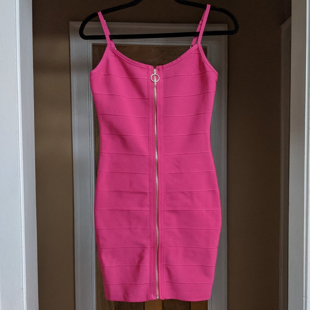 XS Fuschia Bandage Dress